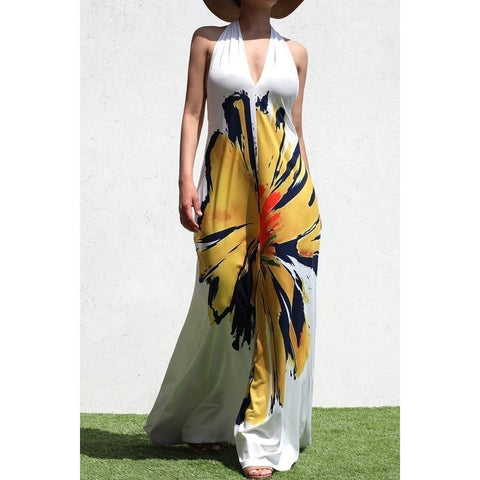 Maui Printed Maxi Dress